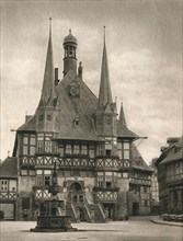 'Wernigerode - Rathaus', 1931. Artist: Kurt Hielscher.