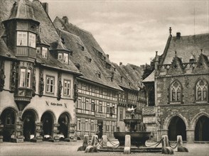'Goslar - Marketplace', 1931. Artist: Kurt Hielscher.