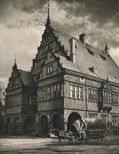 'Paderborn - Rathaus', 1931. Artist: Kurt Hielscher.