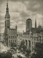 'Danzig. Town Hall - Artushof - Towers of St. Mary', 1931. Artist: Kurt Hielscher.