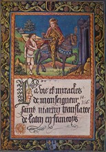 'La vie et miracles de monseigneur saint Martin', 1496 (1947). Artist: Unknown.