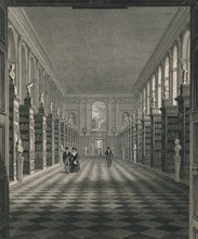 'Library, Trinity College', Cambridge, c1820. Artists: James Sargant Storer, Henry Sargant Storer.