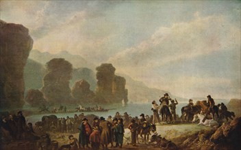 'Smugglers on the Irish Coast', 1808. Artist: Julius Caesar Ibbetson.