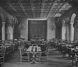 Main dining room, University Club Building, Los Angeles, California, 1923. Artist: Unknown.