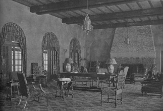 Living room or lounge, North Jersey Country Club, Paterson, New Jersey, 1925. Artist: Unknown.