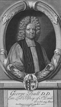 'George Bull D.D, Late Lord Bishop of St. Davids', c18th century. Artist: Unknown.