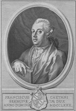 Francesco Caetani, Duke of Sermoneta in (1738-1810), 1772. Artist: Pietro Leone Bombelli.