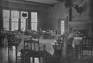 Dining room, North Jersey Country Club, Paterson, New Jersey, 1925. Artist: Unknown.