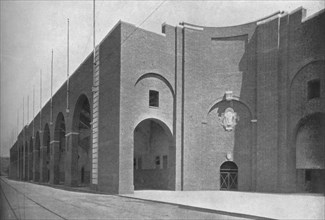 Entrance, Franklin Field Stadium, University of Pennsylvania, Philadelphia, 1923. Artist: Unknown.