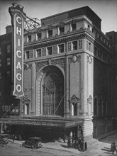 Front elevation, the Chicago Theatre, Chicago, Illinois, 1925. Artist: Unknown.