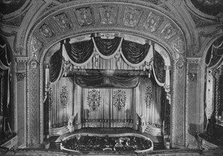 Proscenium arch, the Tivoli Theatre, Chicago, Illinois, 1925. Artist: Unknown.