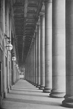 Portico facing Canal Street, Chicago Union Station, Illinois, 1926. Artist: Unknown.