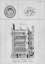 'The House at Edinburgh, where Mary Queen of Scots was confined', c19th century. Artist: Unknown.