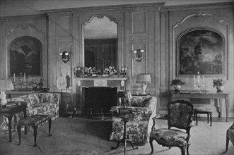 Drawing room, house of Charles H Sabin, New York, 1922. Artist: Unknown.