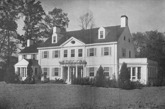 General view of the garden front of the house of James R Van Dyck, Hackensack, New Jersey, 1922. Artist: Unknown.