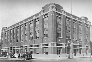 General view, office building of the South Bend Tribune, South Bend, Indiana, 1922. Artist: Unknown.