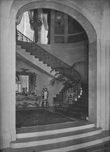 Stair hall, house of Mrs William Hayward, New York, 1922. Artist: Unknown.