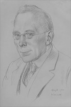 'Campbell Dodgson, Keeper of Prints and Drawings, British Museum, 1912-32', 1932. Artist: Randolph Schwabe.