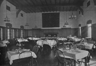Main dining room, Plainfield Country Club, Planfield, New Jersey, 1925. Artist: Unknown.