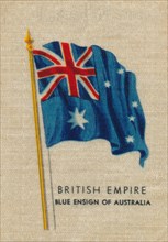 'British Empire - Blue Ensign of Australia', c1910. Artist: Unknown.