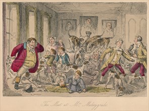 'The Meet at Mr. Muleygrubs', 1854. Artist: John Leech.