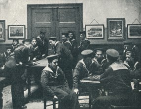 'Sailor Boys in the Game Room at the Royal Sailors' Rest, Devonport', 1901. Artist: Unknown.