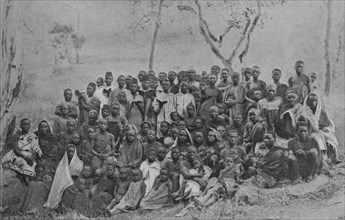 'Christians at Kisokwe', 1901. Artist: Unknown.
