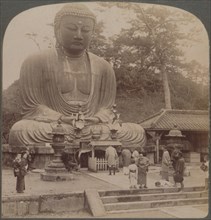 'Majestic calm of the great bronze Buddha, reverenced for six centuries, Kamakura, Japan, 1904. Artist: Unknown.