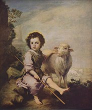 'El Divino Pastor', (The Good Shepherd), 1660, (c1934) Artist: Bartolomé Esteban Murillo.