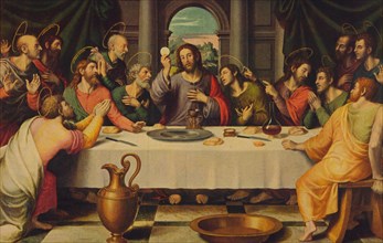 'La Sagrada Cena', (The Last Supper), 1562, (c1934). Creator: Juan De Juanes.