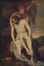 'Cristo Llorado Por Un Angel', (Dead Christ she Supported by an Angel)', 1646-1652, (c1934). Artist: Alonso Cano.