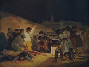 'Escenas Del 3 De Mayo De 1808', (May 3, 1808 in Madrid), 1814, (c1934).  Artist: Francisco Goya.