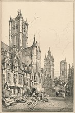 'Ghent', c1820 (1915). Artist: Samuel Prout.