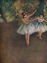 'Two Ballet Dancers on the Stage (Deux Danseuses Sur La Scene)', 1874 (1946). Artist: Edgar Degas.