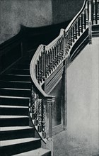 'Oak Staircase of Charles II, at Whitton Park House', 1910.  Artist: Unknown.