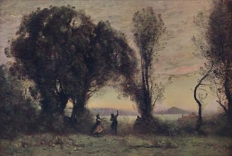 'Danse Des Bergers De Sorrente', (Dance of the Shepherds of Sorrento), 19th century, (1910). Artist: Jean-Baptiste-Camille Corot.