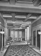 Elevator lobby, first floor, the Fraternity Clubs Building, New York City, 1924. Artist: Unknown.