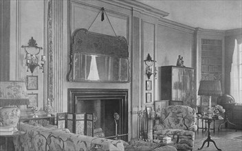 One side of the drawing room, house of Mrs WK Vanderbilt, New York, 1924.  Artist: Unknown.