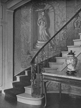Painted decoration, wall of the stairway, house of Mrs WK Vanderbilt, New York City, 1924. Artist: Unknown.