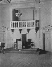 Italian Renaissance detail in the Lodge Room of the Masonic Temple, Birmingham, Alabama, 1924. Artist: Unknown.