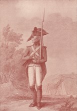 'Foot Soldier (1791)', 1791 (1909). Artist: Francois David Soiron.