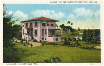 'Habana: Una Residencia En El Country Club Park. Residence at Country Club Park', c1910. Artist: Unknown.