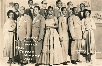 'Orquesta: Neno Gonzalez Cortesia - Radio Cadena Habana', c1910. Artist: Unknown.