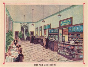 'Bar and Grill Room - Hotel Florida - Havana - Cuba', c1910. Artist: Unknown.