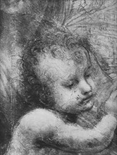 'Head of the Infant Jesus - Virgin and Child with St. Anne and Infant St. John', c1480 (1945). Artist: Leonardo da Vinci.