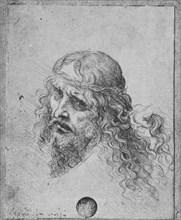 'Head of Christ', c1480 (1945). Artist: Leonardo da Vinci.