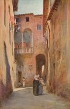 'The House of Catherine of Siena', c1900 (1913). Artist: Walter Frederick Roofe Tyndale.