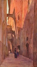 'A street in Siena', c1900 (1913). Artist: Walter Frederick Roofe Tyndale.