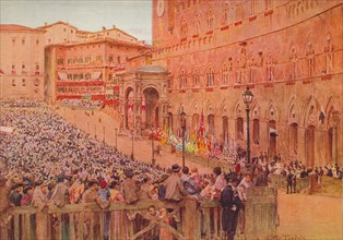 'The Palio of Siena', c1900 (1913). Artist: Walter Frederick Roofe Tyndale.