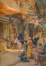 'The Khan Khalil, Cairo', c1905, (1912). Artist: Walter Frederick Roofe Tyndale.